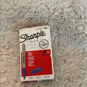 Sharpie Permanent Markers 12ct Blue